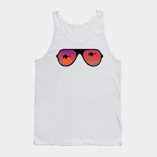 pilot glasses Tank Top